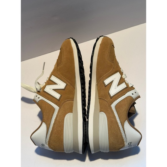 New Balance 574WCE Brown Suede Casual Sneakers Shoes M 8.5/W10 - Picture 2 of 7